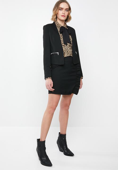 Vero Moda - Ylva long sleeve blazer - black