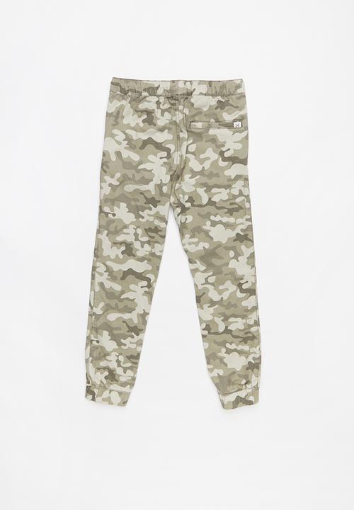 Cotton On - Logan cuffed pant - khaki