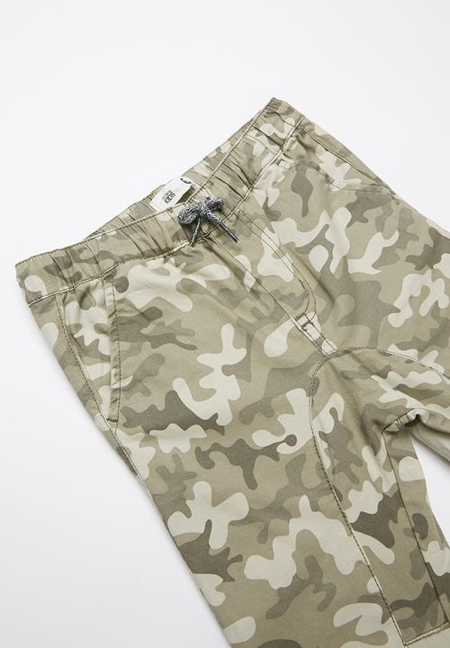 Cotton On - Logan cuffed pant - khaki