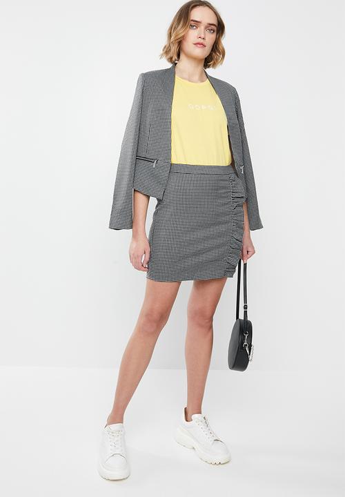 Vero Moda - Ylva short skirt - grey