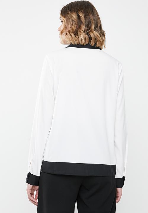 Vero Moda - Long sleeve midi top - white