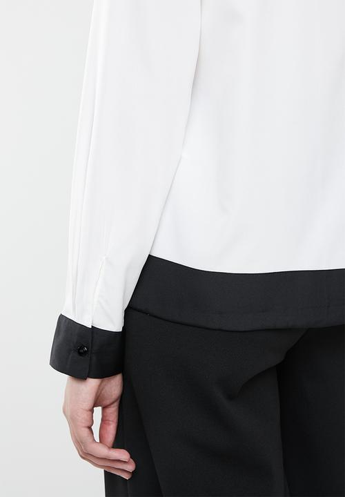 Vero Moda - Long sleeve midi top - white