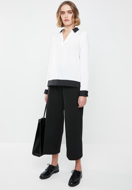 Vero Moda - Long sleeve midi top - white