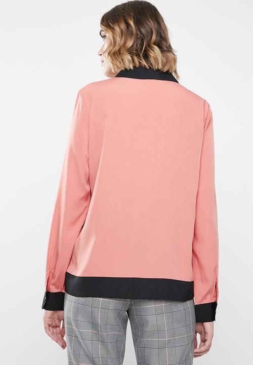 Vero Moda - Long sleeve midi top - peach