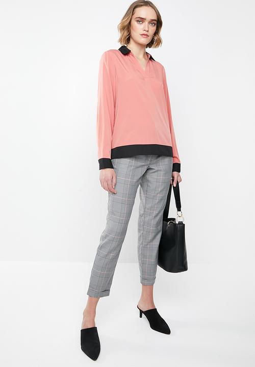 Vero Moda - Long sleeve midi top - peach