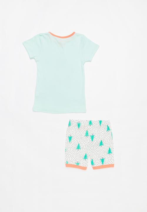 Cotton On - Joshua short sleeve pyjama set-  - multi 