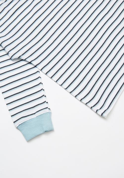 Cotton On - Tom loose fit tee - blue & white 
