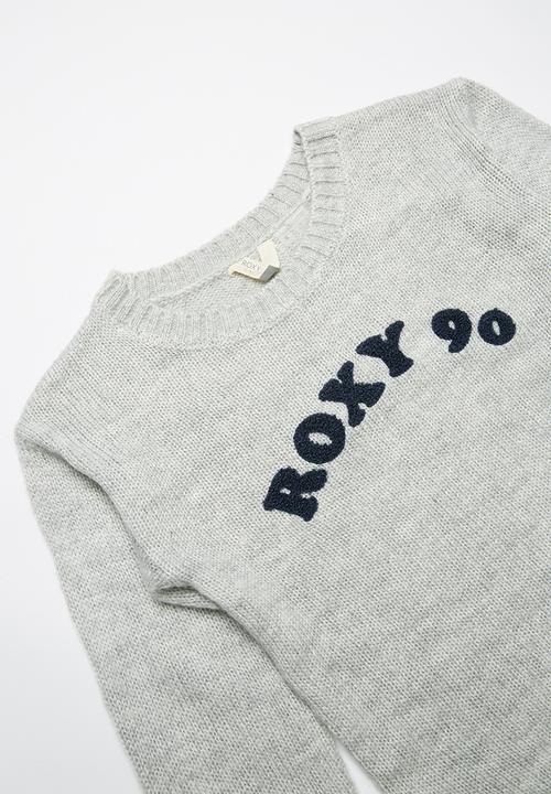 Roxy - White sweater - grey