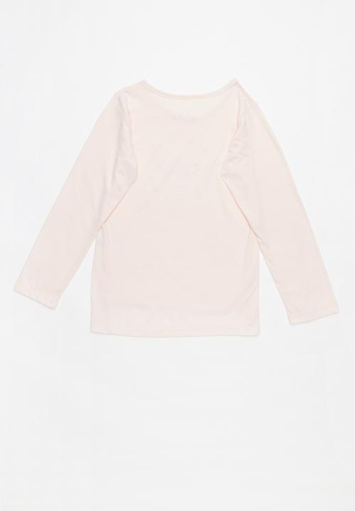 Roxy - Shape and shadow a long sleeve tee - pink