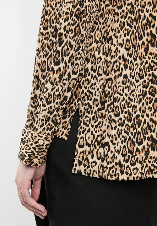 Vero Moda - Katrine bow shirt - black & beige 