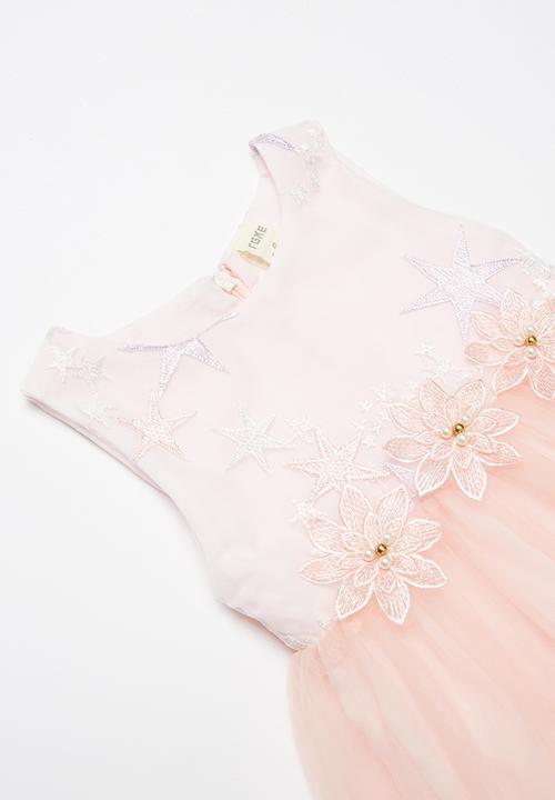 Pop Candy - Printed flower dress - pink