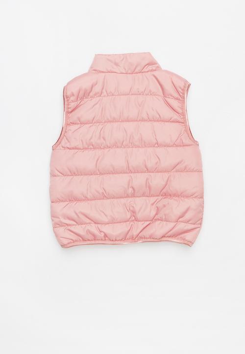 Name It - Lane puffer vest jacket - pink
