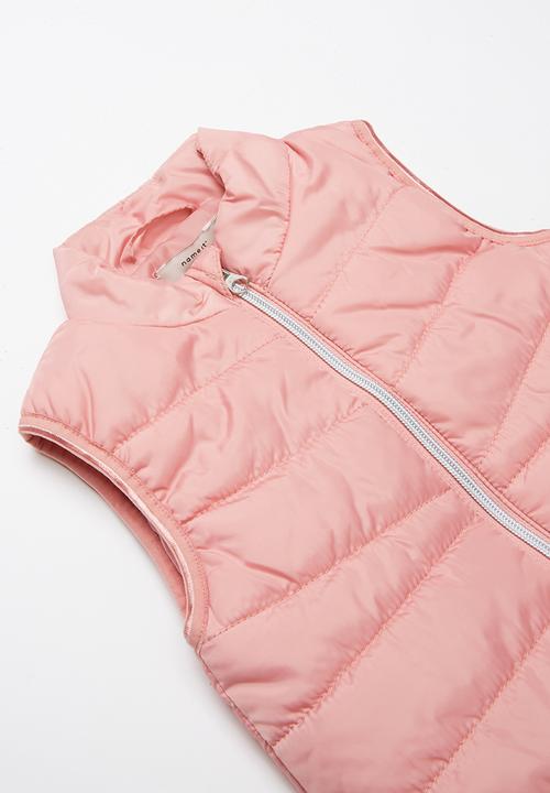 Name It - Lane puffer vest jacket - pink