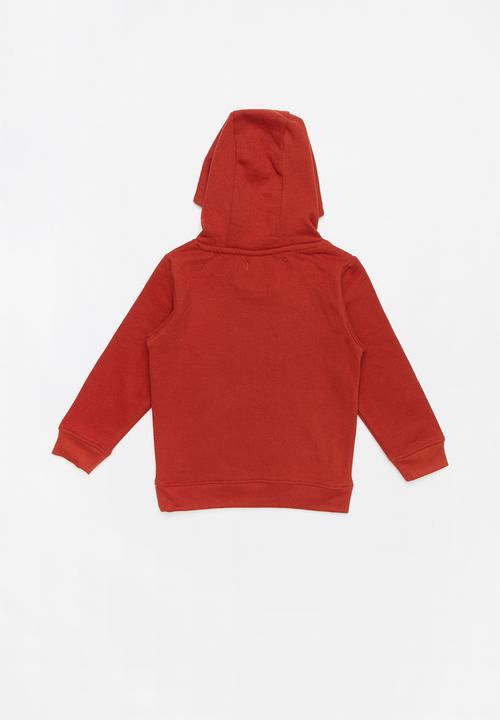 MINOTI - Boys hooded top - red