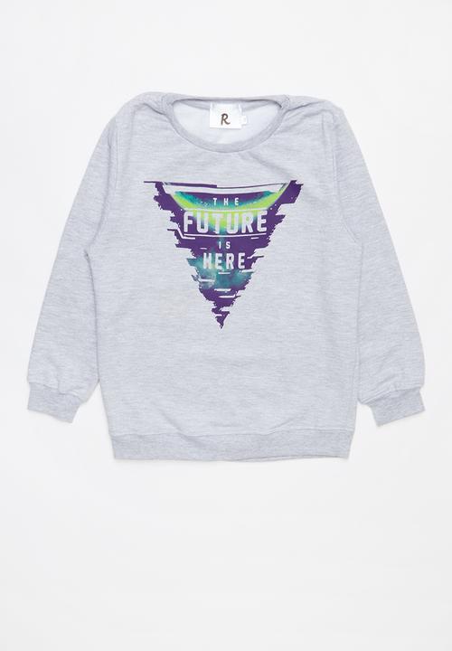 Rebel Republic - 2 pack sweat top - navy & grey