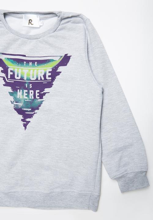 Rebel Republic - 2 pack sweat top - navy & grey