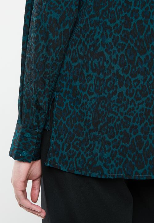 Vero Moda - Katrine bow shirt - black & blue