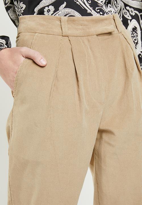Superbalist - Cord tapered trouser - beige 