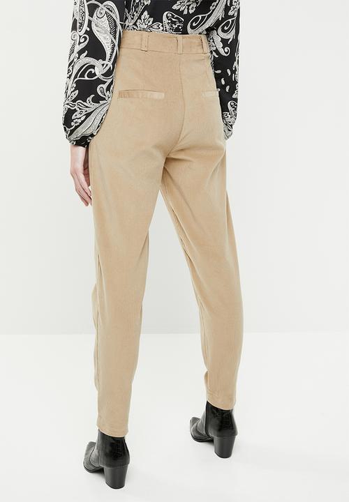 Superbalist - Cord tapered trouser - beige 