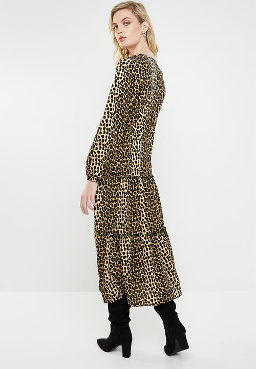 Vero Moda - Leo maxi dress - black & neutral