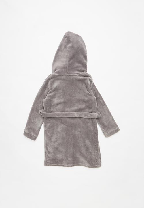 Pop Candy - Plain fleeced gown - grey