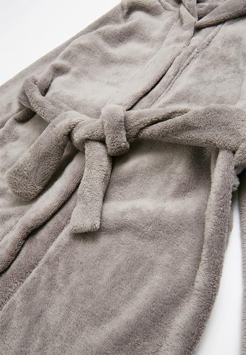 Pop Candy - Plain fleeced gown - grey