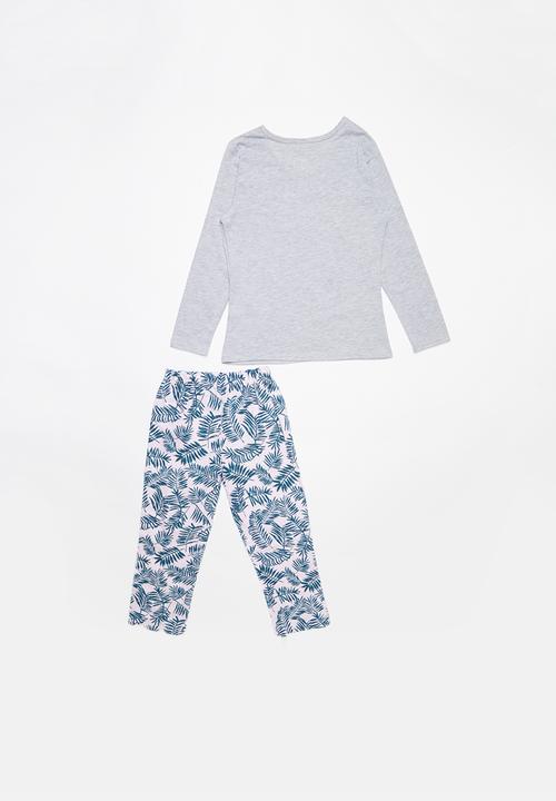 Pop Candy - Single jersey flannel bamboo pyjama set - multi