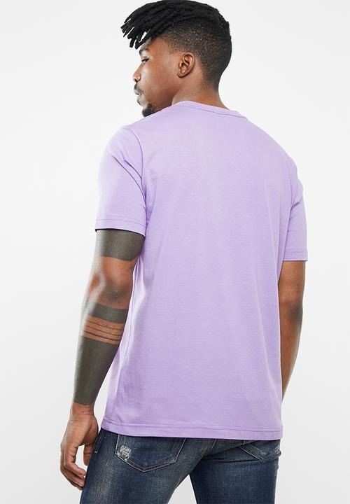 Diesel  - T-just-division logo short sleeve tee - purple 