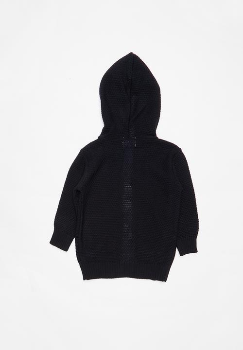 Pop Candy - Kids hooded cardigan - navy