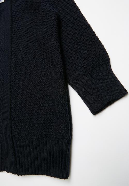 Pop Candy - Kids hooded cardigan - navy