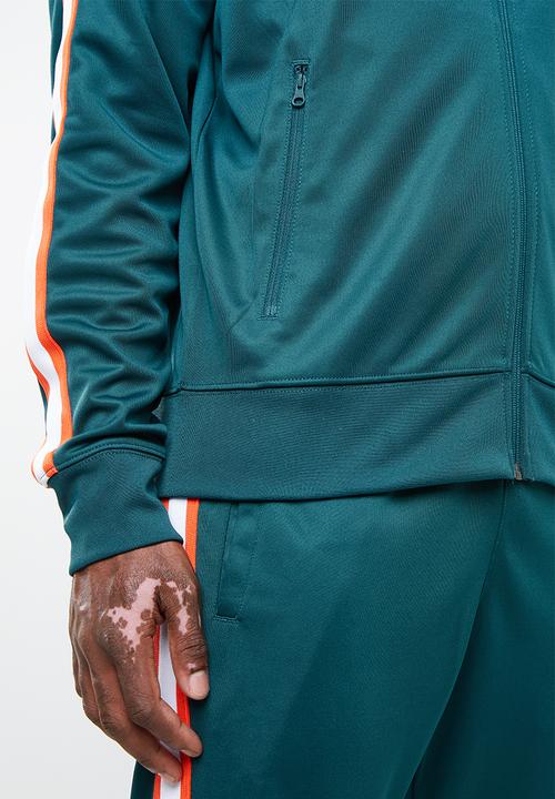 Nike - Nsw he jacket n98 tribute - green & white