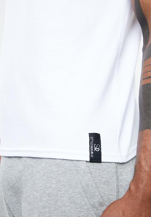 STYLE REPUBLIC - Plain T-shirt - white