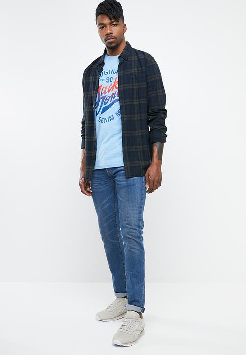 Jack & Jones - Summertime tee - blue
