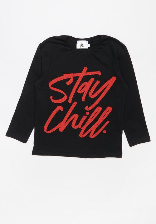 Rebel Republic - 2 Pack long sleeve top - grey & black