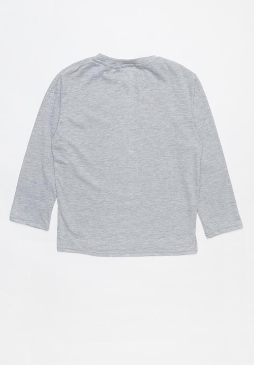 Rebel Republic - 2 Pack long sleeve top - grey & black