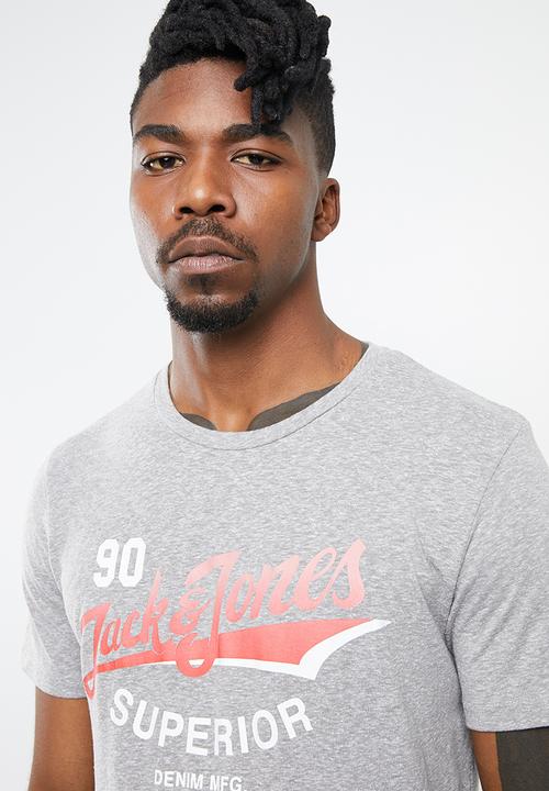 Jack & Jones - Summertime tee - grey 