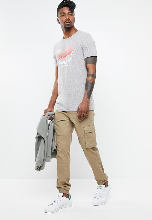 Jack & Jones - Summertime tee - grey 