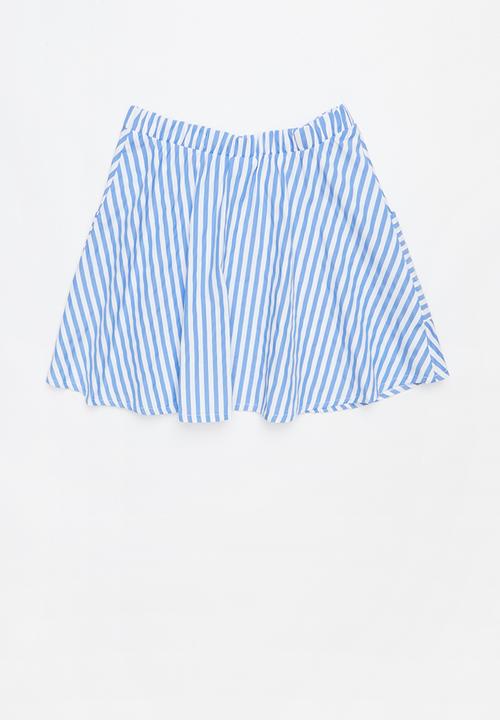 Rebel Republic - A-line button through skirt  - multi
