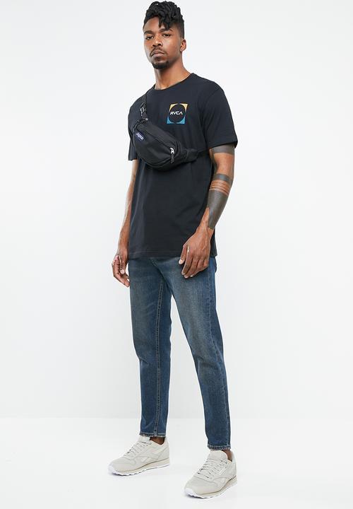 RVCA - Motorstripe short sleeve tee - black