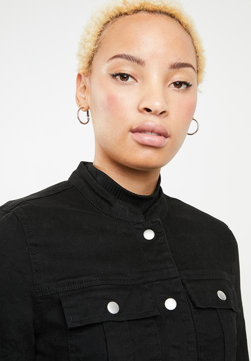 Jacqueline de Yong - Denim jacket - black