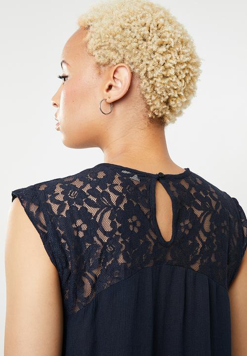 ONLY - Karmen lace top - navy