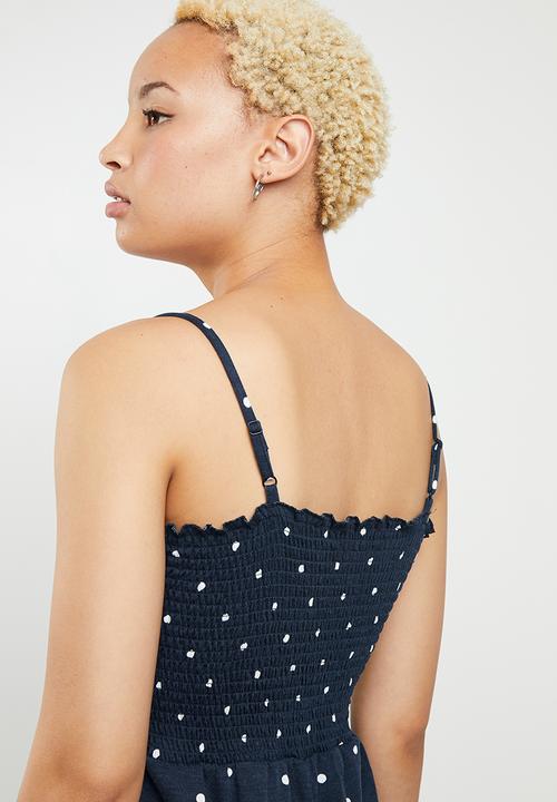 Cotton On - Sian shirred jumpsuit - navy