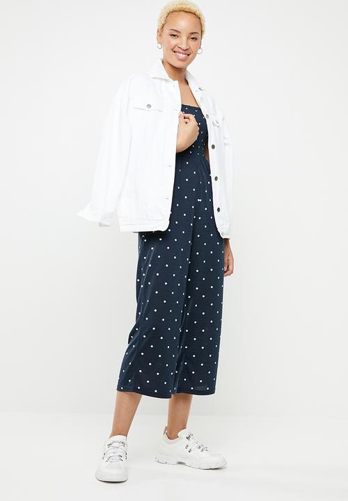 Cotton On - Sian shirred jumpsuit - navy