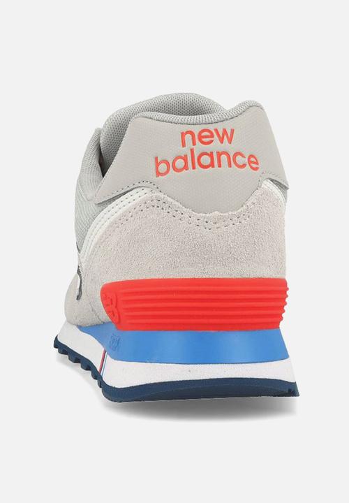 New Balance  - Classic 574 - grey / red / blue