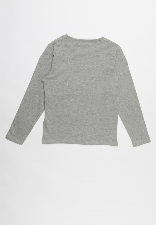 Name It - Victor long sleeve top - grey