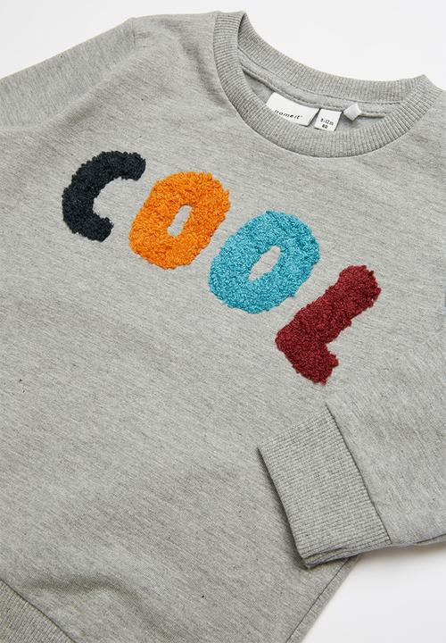 Name It - Raste sweat top - grey