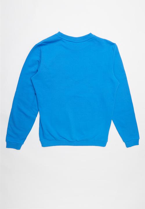 PUMA - Ess logo crew sweat - blue