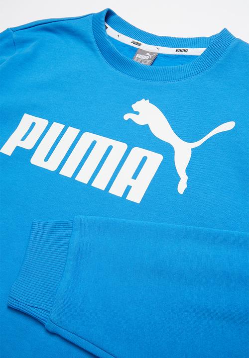 PUMA - Ess logo crew sweat - blue