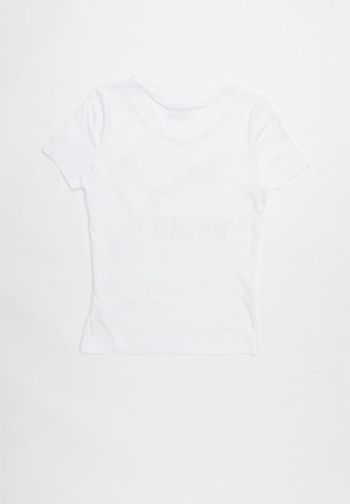 PUMA - Classics tee - white
