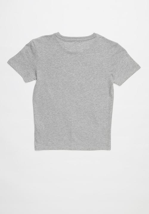 POLO - Daniel printed short sleeve tee - grey